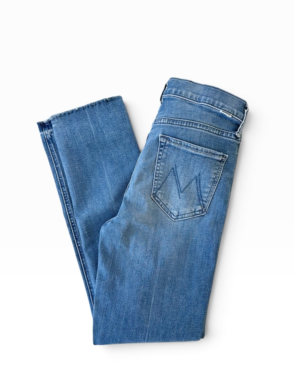 Mother • The Mid Rise Dazzler Ankle Fray - Picture 3 of 8